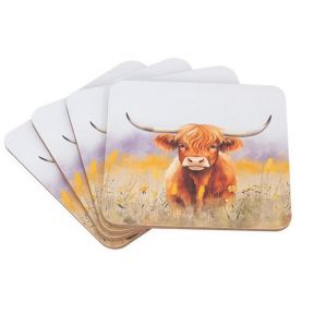 Higlhland Cow Coasters