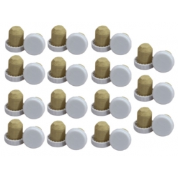 30 Plastic Top Flanged Bottle Corks