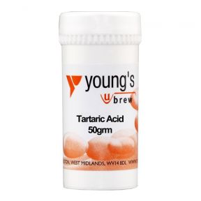 Youngs Home Brewing Wine Making Tartaric Acid Enhances Flavour Increase Acid 50g