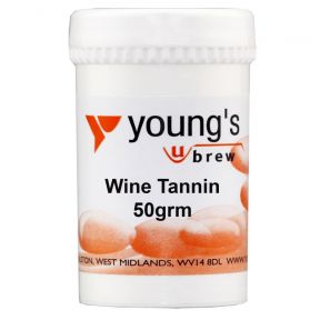 Youngs Home Brewing Wine Making Wine Tannin Adds Zest & Helps Preserve Wine 50g
