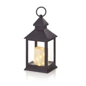 Black Candle Lantern