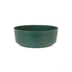 Green Medium 20.5cm Round Plastic Garden Bulb Bowl Storage Grow Tub