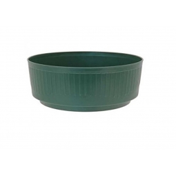 Small Green 18cm Round Plastic Garden Bulb Bowl Storage Grow Tub Pot