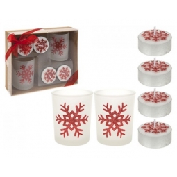 Red Candle Gift Set