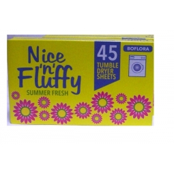Nice 'n' Fluffy 45 Summer fresh tumble dryer sheets - Boflora