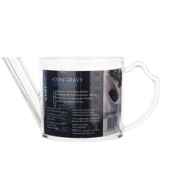 Chef Aid 400ml Lumpy Gravy Fat Separator Plastic Straining Serving Jug Pot