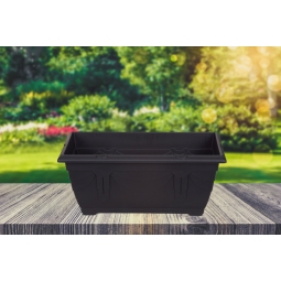 40cm Black Venetian Window Box
