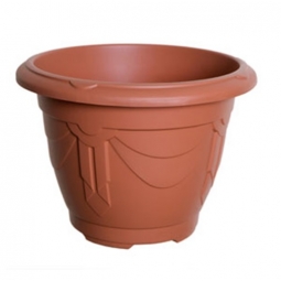 43cm Terracotta Round Venetian Pot