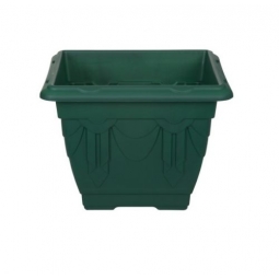 30cm Green Square Venetian Pot