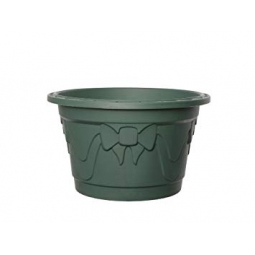 Whitefurze Decorative Christmas Tree Tub With Fixings Green 40x42cm